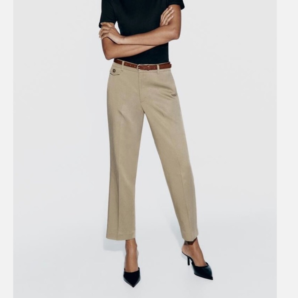 Zara Taupe Trousers